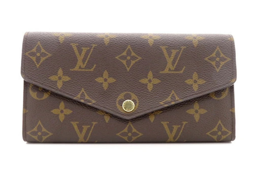 LOUIS VUITTON Bag Portefeuille Sarah Brown Wallet Long Empreinte